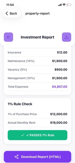 Rental Input